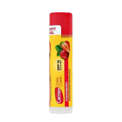 CARMEX Бальзам для губ со вкусом клубники стик / Everyday Protecting Lip Balm Strawberry Stick 4,25гр / Бальзамы | Товары для красоты | V4.Ru: Маркетплейс