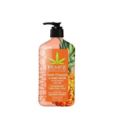 HEMPZ Шампунь для объёма ананас и медовая дыня / Sweet Pineapple & Honey Melon Herbal Volumizing Shampoo 500 мл / Шампуни | Товары для красоты | V4.Ru: Маркетплейс