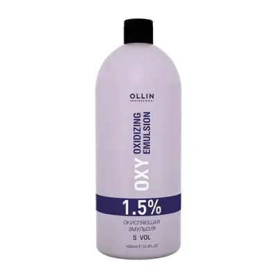 OLLIN PROFESSIONAL Эмульсия окисляющая 1,5% (5vol) / Oxidizing Emulsion OLLIN performance OXY 1000 мл / Окислители | Товары для красоты | V4.Ru: Маркетплейс