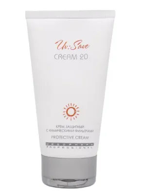 MESOPHARM PROFESSIONAL Крем защитный с химическими фильтрами для лица / UV SAVE CREAM 50 мл / Кремы | Товары для красоты | V4.Ru: Маркетплейс