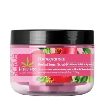 HEMPZ Скраб для тела Сахар и Гранат / Pomegranate Sugar Body Scrub 176 г / Скрабы | Товары для красоты | V4.Ru: Маркетплейс