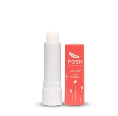 POSH Бальзам для губ с витамином F, ранозаживляющий и смягчающий / RICH BALM, 5гр / Бальзамы | Товары для красоты | V4.Ru: Маркетплейс