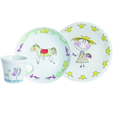 Kahla Набор детской посуды 3 предмета Kiddie Tableware Fairy-Tale Princess Kahla / Детская посуда | Товары для дома | V4.Ru: Маркетплейс