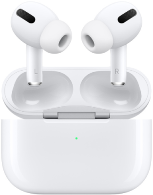 Bluetooth-гарнитура Apple AirPods Pro в футляре с возможностью беспроводной зарядки MagSafe, белая / Наушники и гарнитуры | Электроника | V4.Ru: Маркетплейс