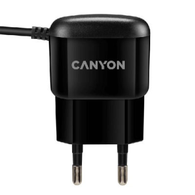 Зарядное устройство сетевое Canyon CNE-CHA044B Wall Charger MicroUSB (черное) / Зарядные устройства | Электроника | V4.Ru: Маркетплейс