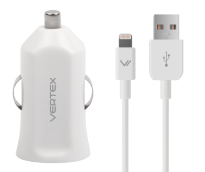 Зарядное устройство автомобильное Vertex с разъемами lightning/USB / Зарядные устройства | Электроника | V4.Ru: Маркетплейс