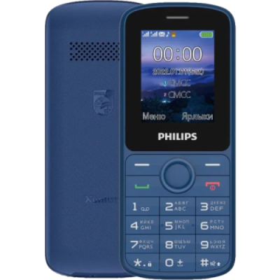 Телефон Philips Xenium E2101 Синий / Кнопочные телефоны | Электроника | V4.Ru: Маркетплейс