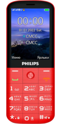 Телефон Philips Xenium E227 Красный / Кнопочные телефоны | Электроника | V4.Ru: Маркетплейс
