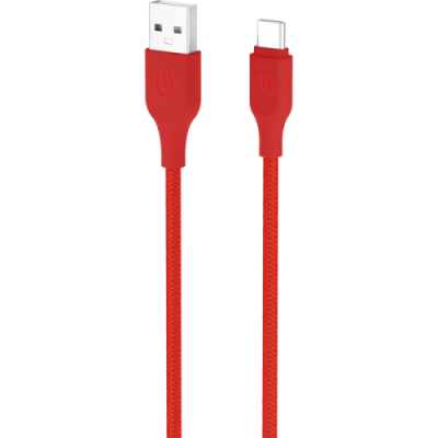 Кабель Gerffins USB-A -  Type-C, 1м., красный / Кабели и адаптеры | Электроника | V4.Ru: Маркетплейс