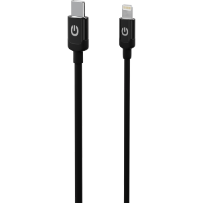 Кабель Gerffins USB-C -  Lightning, 1м., черный / Кабели и адаптеры | Электроника | V4.Ru: Маркетплейс