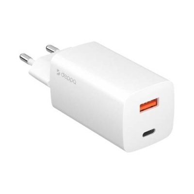 Зарядное устройство сетевое Deppa 11434, USB-C/A 65w, белое (GaN) / Зарядные устройства | Электроника | V4.Ru: Маркетплейс