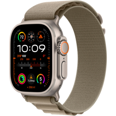 Умные часы  Apple Watch Ultra 2, 49 мм, S, Alpine Loop, Olive (MRFH3) / Все умные часы | Электроника | V4.Ru: Маркетплейс