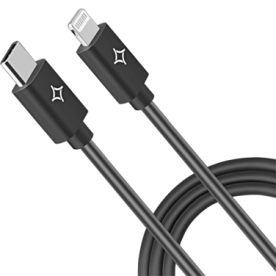 Кабель Stellarway USB-C/Lightning 2,4А 2м, черный / Кабели и адаптеры | Электроника | V4.Ru: Маркетплейс