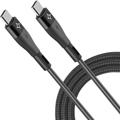 Кабель Stellarway USB-C/USB-C 3,25А 2м, черный / Кабели и адаптеры | Электроника | V4.Ru: Маркетплейс