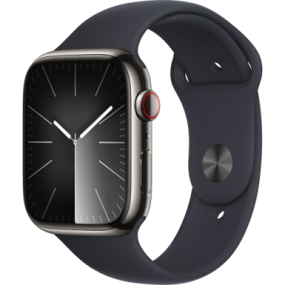 Умные часы  Apple Watch Series 9, 41 мм, Midnight Sport Band, Graphite Stainless Steel, size M/L (MRM43) / Все умные часы | Электроника | V4.Ru: Маркетплейс