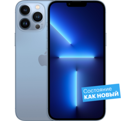 Смартфон Apple iPhone 13 Pro Max 128GB Небесно-голубой  "Как новый" / Б/у смартфоны | Электроника | V4.Ru: Маркетплейс