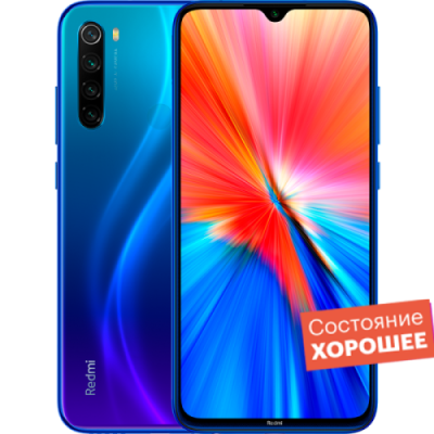 Смартфон Xiaomi Redmi Note 8 2021 64GB Neptune Blue  "Хорошее состояние" / Б/у смартфоны | Электроника | V4.Ru: Маркетплейс