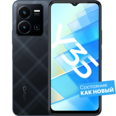 Смартфон Vivo Y35 128GB Черный агат  "Как новый" / Б/у смартфоны | Электроника | V4.Ru: Маркетплейс