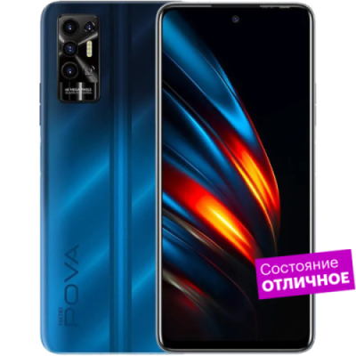 Смартфон TECNO Pova 2 128GB Синий  "Отличное состояние" / Б/у смартфоны | Электроника | V4.Ru: Маркетплейс