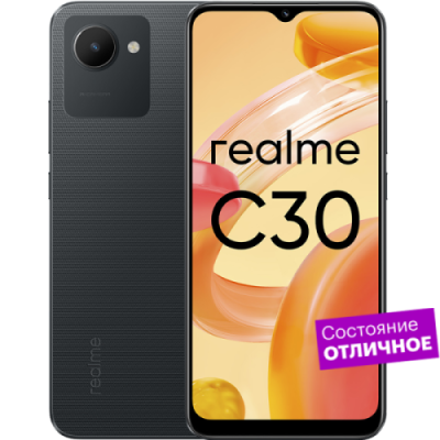 Смартфон realme C30 64GB Черный  "Отличное состояние" / Б/у смартфоны | Электроника | V4.Ru: Маркетплейс