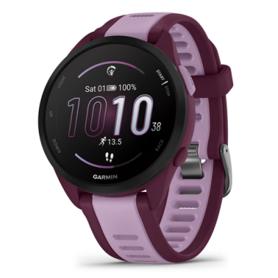 Смарт-часы Garmin Forerunner 165 Music Berry Bezel with Lilac Silicone Band (010-02863-33 / Умные часы и фитнес-браслеты | Электроника | V4.Ru: Маркетплейс