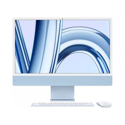 Apple iMac 24" with Retina 4.5K (M3 8C CPU, 10C GPU/8GB/512GB) (Blue) (MQRR3) / iMac | Электроника | V4.Ru: Маркетплейс