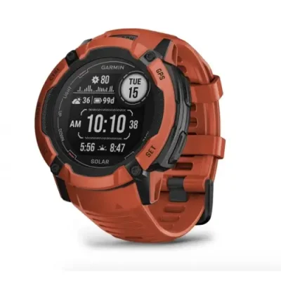 Смарт-часы Garmin Instinct 2x Solar Flame Red Bezel with Flame Red Silicone Band (010-02805-01) / Умные часы и фитнес-браслеты | Электроника | V4.Ru: Маркетплейс