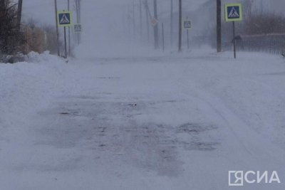 В посёлке Чокурдах в школе объявили актированный день из-за пурги / Мария Горохова   