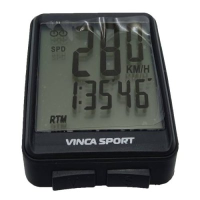 Велокомпьютер Vinca Sport, 12 функций, беспроводной, черный, V 1507 black/black / Велокомпьютеры | Спорт и отдых | V4.Ru: Маркетплейс