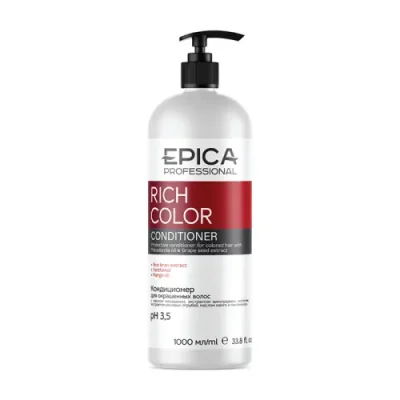 EPICA PROFESSIONAL Кондиционер для окрашенных волос / Rich Color 1000 мл / Кондиционеры | Товары для красоты | V4.Ru: Маркетплейс