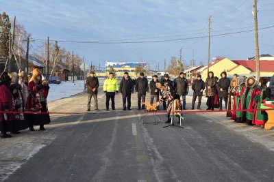 В якутском селе Октемцы открыли две отремонтированные улицы / ЯСИА   