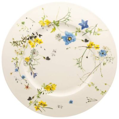 Rosenthal Тарелка сервировочная / подставочная 33 см Fleurs des Alpes Brillance Rosenthal / Тарелки подстановочные | Товары для дома | V4.Ru: Маркетплейс