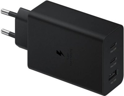 Сетевое зарядное устройство Samsung T6530 65Вт, 2xUSB Type-C, USB-A черный / Сетевые зарядные устройства | Электроника | V4.Ru: Маркетплейс