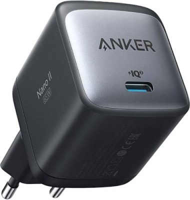 Сетевое зарядное устройство Anker PowerPort Nano II USB-C, GaN, 65 Вт черный / Сетевые зарядные устройства | Электроника | V4.Ru: Маркетплейс