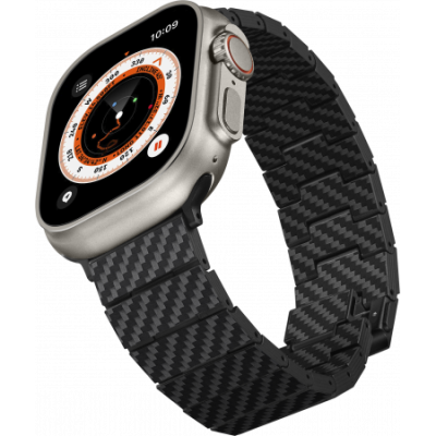 Ремешок PITAKA Modern для Apple Watch 38/40/41/42/44/45/49mm карбоновый (арамид) черно-серый / Ремешки и браслеты для умных часов Apple | Электроника | V4.Ru: Маркетплейс