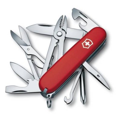 Нож перочинный Victorinox Deluxe Tinker, сталь X55CrMo14, рукоять Cellidor®, красный / Раскладные | Товары для дома | V4.Ru: Маркетплейс