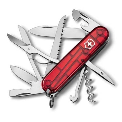 Нож перочинный Victorinox Huntsman, сталь X55CrMo14, рукоять Cellidor®, полупрозрачный красный / Раскладные | Товары для дома | V4.Ru: Маркетплейс