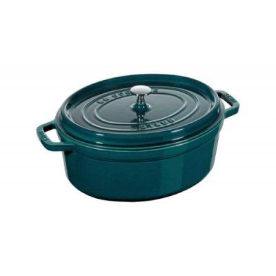 Staub Кастрюля / жаровня 31 см с крышкой овальная La Mer Staub / Кастрюли | Товары для дома | V4.Ru: Маркетплейс