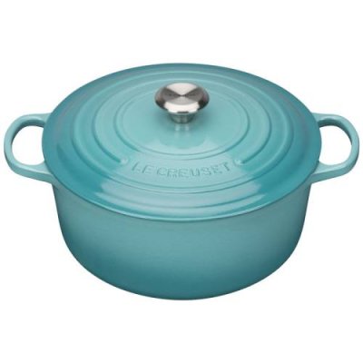 Le Creuset Кастрюля / жаровня 28 см, бирюзовый Le Creuset / Кастрюли | Товары для дома | V4.Ru: Маркетплейс