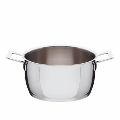 Alessi Кастрюля с двумя ручками 16 см 1,6 л металлик Pots & Pans Alessi / Кастрюли | Товары для дома | V4.Ru: Маркетплейс