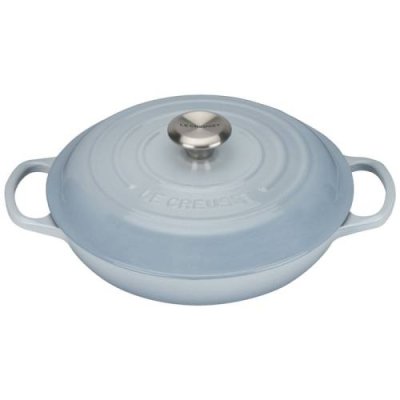 Le Creuset Сковорода-жаровня чугунная 26 см, голубой Le Creuset / Сковороды | Товары для дома | V4.Ru: Маркетплейс