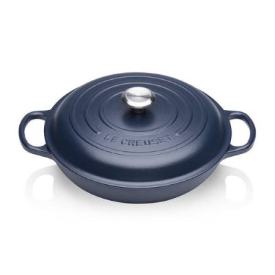 Le Creuset Сковорода-жаровня чугунная 30 см, темно-синий Signature Le Creuset / Сковороды | Товары для дома | V4.Ru: Маркетплейс