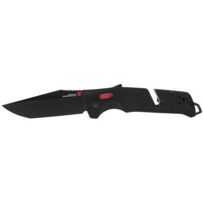 Полуавтоматический складной нож Trident Mk3 Black-Red Tanto, сталь D2, рукоять GRN / Танто | Товары для дома | V4.Ru: Маркетплейс