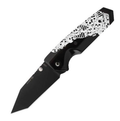 Складной нож Hogue EX-02 Tanto Skulls & Bones, сталь 154CM, рукоять ABS-пластик / Раскладные | Товары для дома | V4.Ru: Маркетплейс