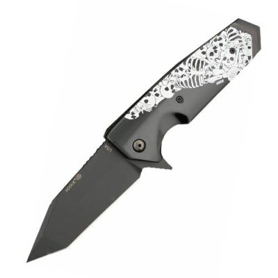 Нож складной Hogue EX-02 Tanto, сталь 154CM, рукоять ABS-пластик Skulls & Bones / Раскладные | Товары для дома | V4.Ru: Маркетплейс