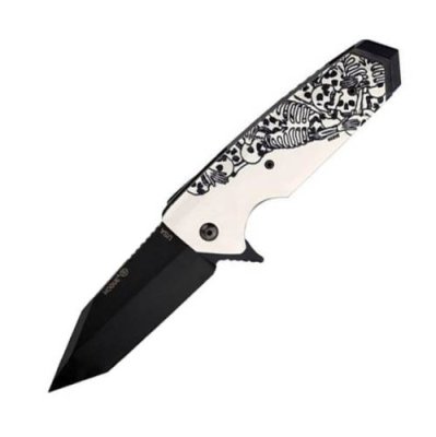 Нож складной Hogue EX-02 Skulls & Bones Tanto, сталь 154CM, рукоять ABS-пластик, белый / Раскладные | Товары для дома | V4.Ru: Маркетплейс