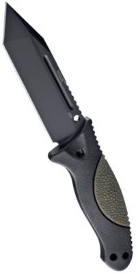 Нож с фиксированным клинком EX-F02 Black Tanto Blade, OD Green Handle 11.4 см. / Танто | Товары для дома | V4.Ru: Маркетплейс