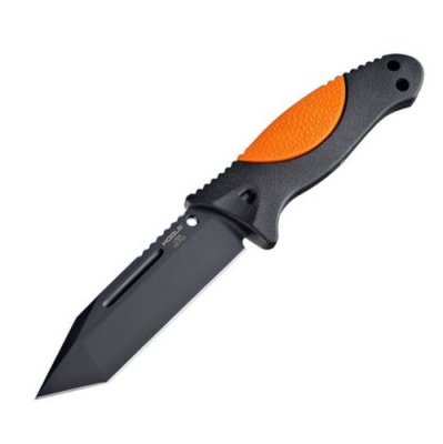 Нож с фиксированным клинком Hogue EX-F02 Black Tanto, сталь A2 Tool Steel, рукоять термопластик GRN, чёрно-оранжевый / Танто | Товары для дома | V4.Ru: Маркетплейс