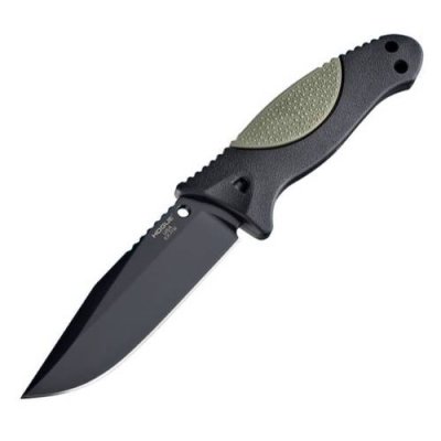 Нож с фиксированным клинком Hogue EX-F02, сталь A2 Tool Steel Black Cerakote, рукоять термопластик GRN / Подарки охотнику | Товары для дома | V4.Ru: Маркетплейс