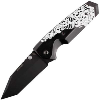 Складной нож Hogue EX-02 Tanto Custom Skulls & Bones, сталь 154CM Ceracote™ Firearm Coating, рукоять ABS-Пластик, черно-белый / Раскладные | Товары для дома | V4.Ru: Маркетплейс